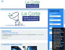 Tablet Screenshot of lacorte-vet.com